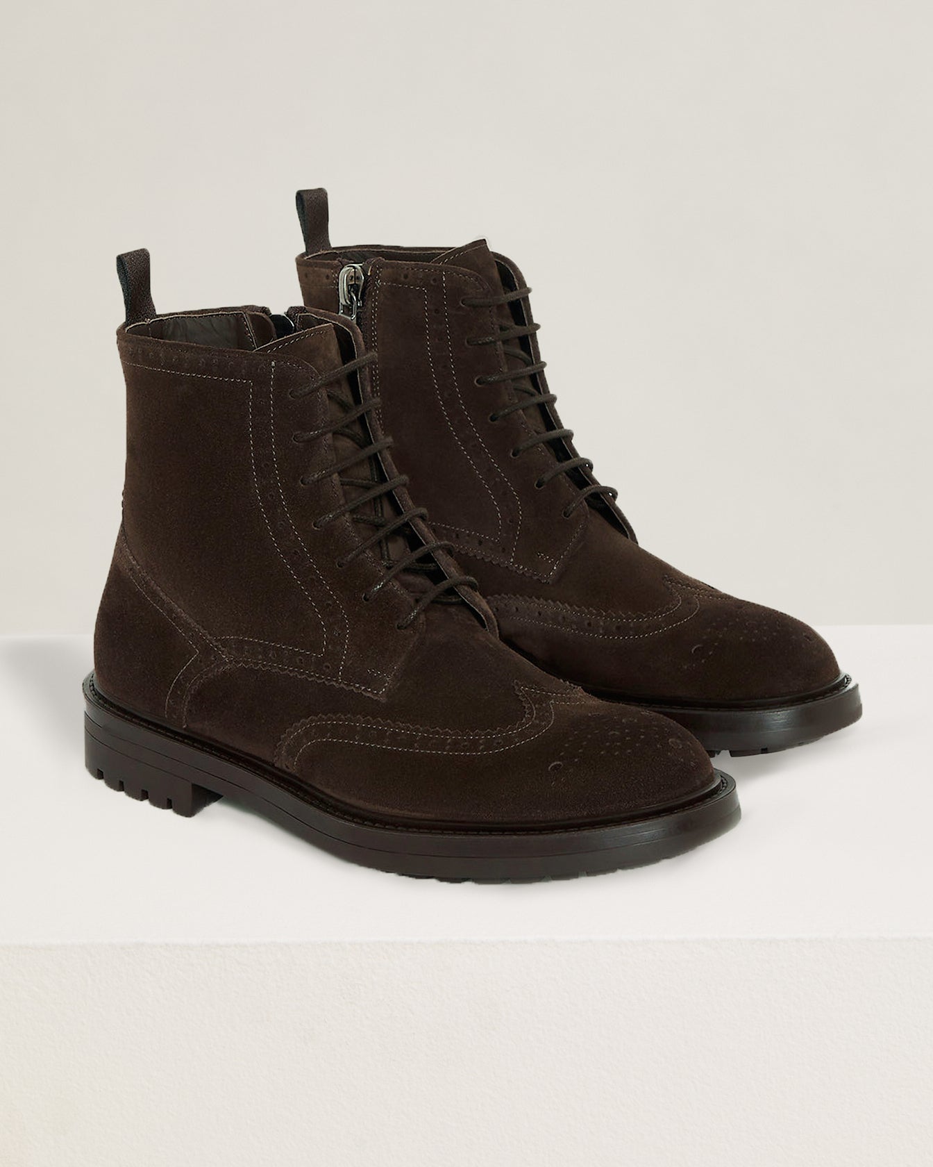 CALFSKIN BROGUE BOOT
