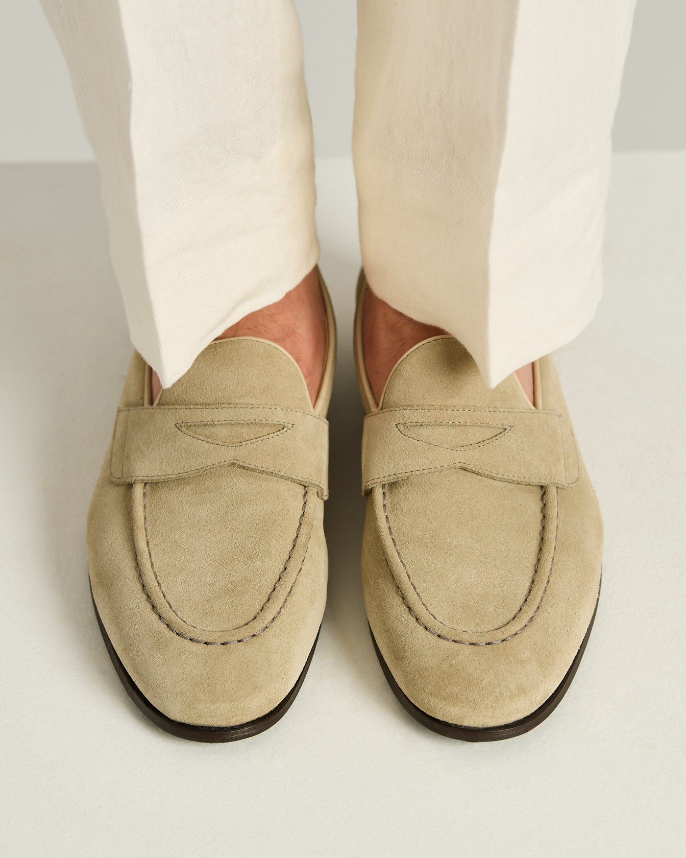 SUEDE LOAFERS