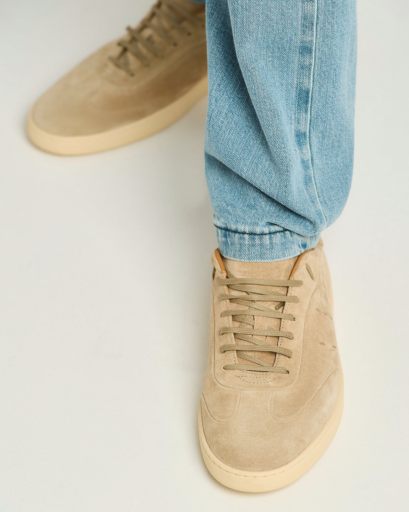 SUEDE CALFSKIN SNEAKERS