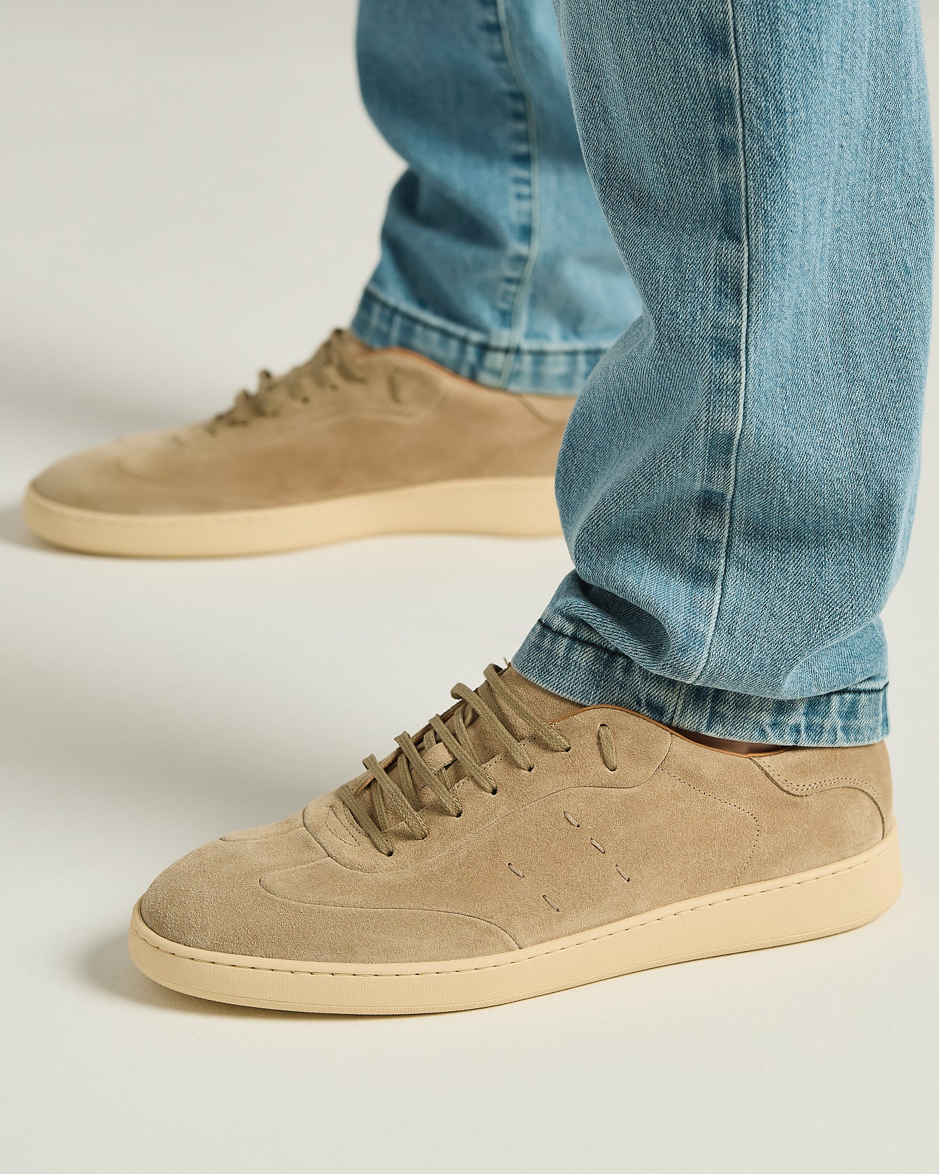 SUEDE CALFSKIN SNEAKERS