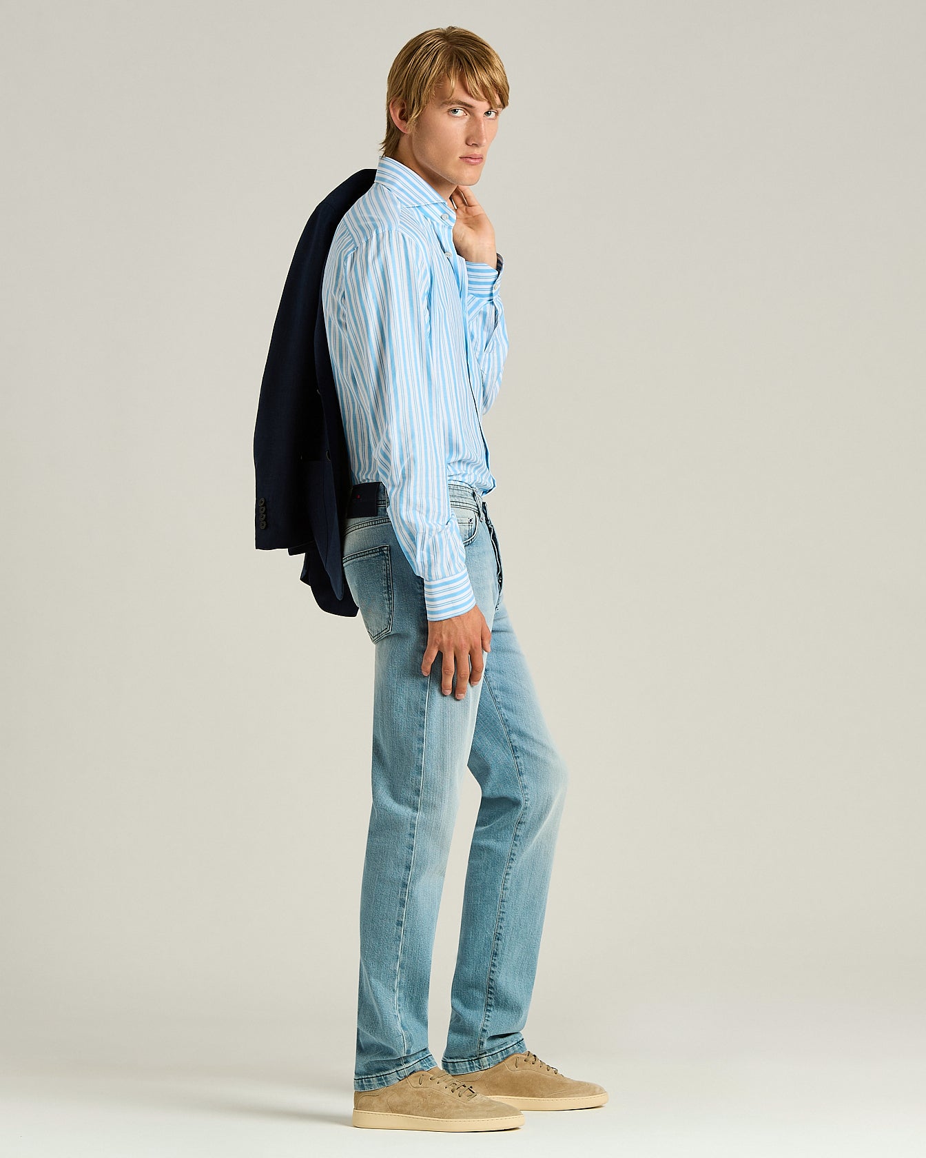 SUEDE CALFSKIN SNEAKERS