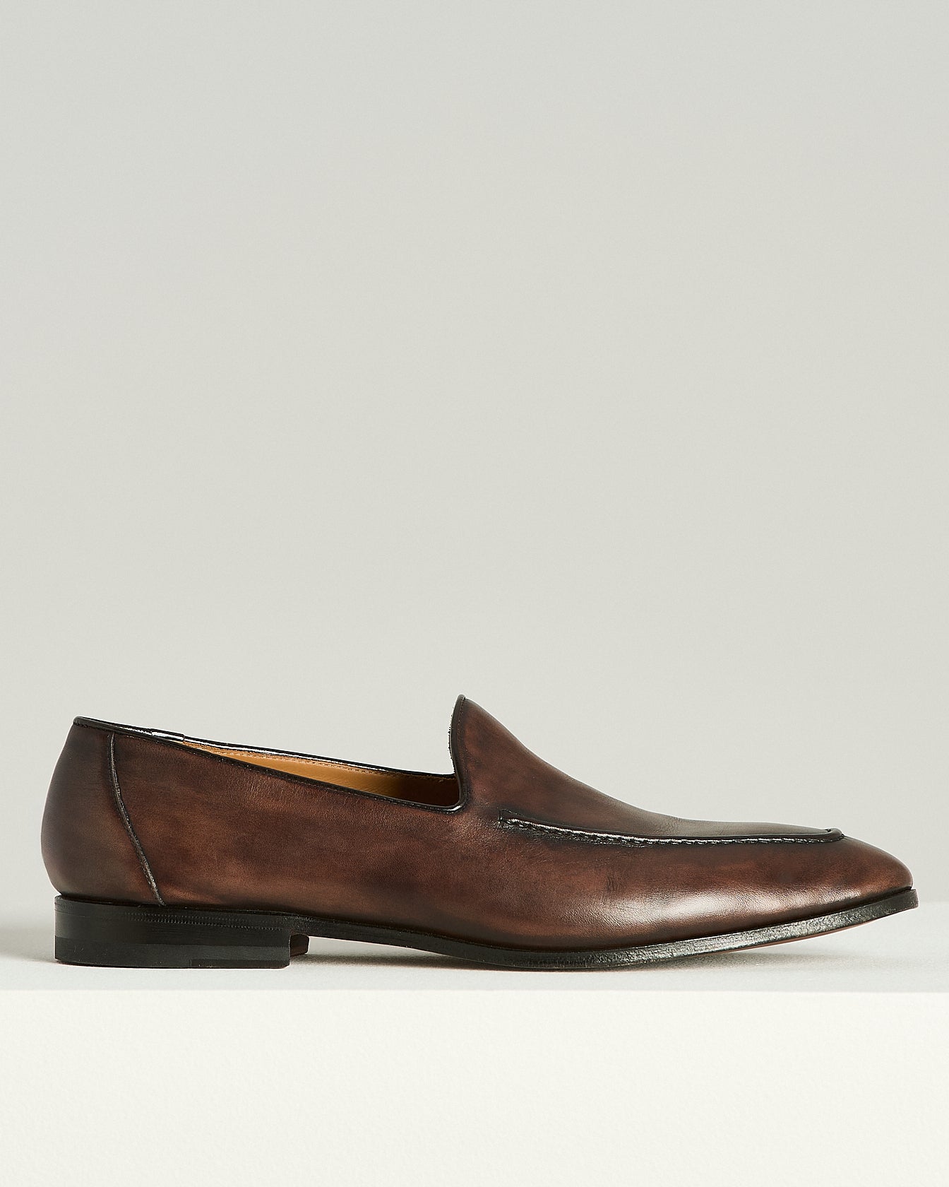 SHADED CALFSKIN SLIPPER LOAFERS