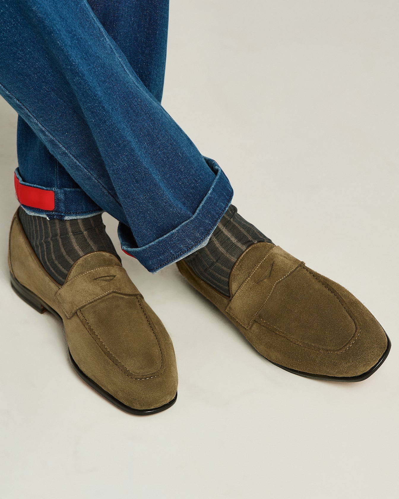 SUEDE LEATHER LOAFERS