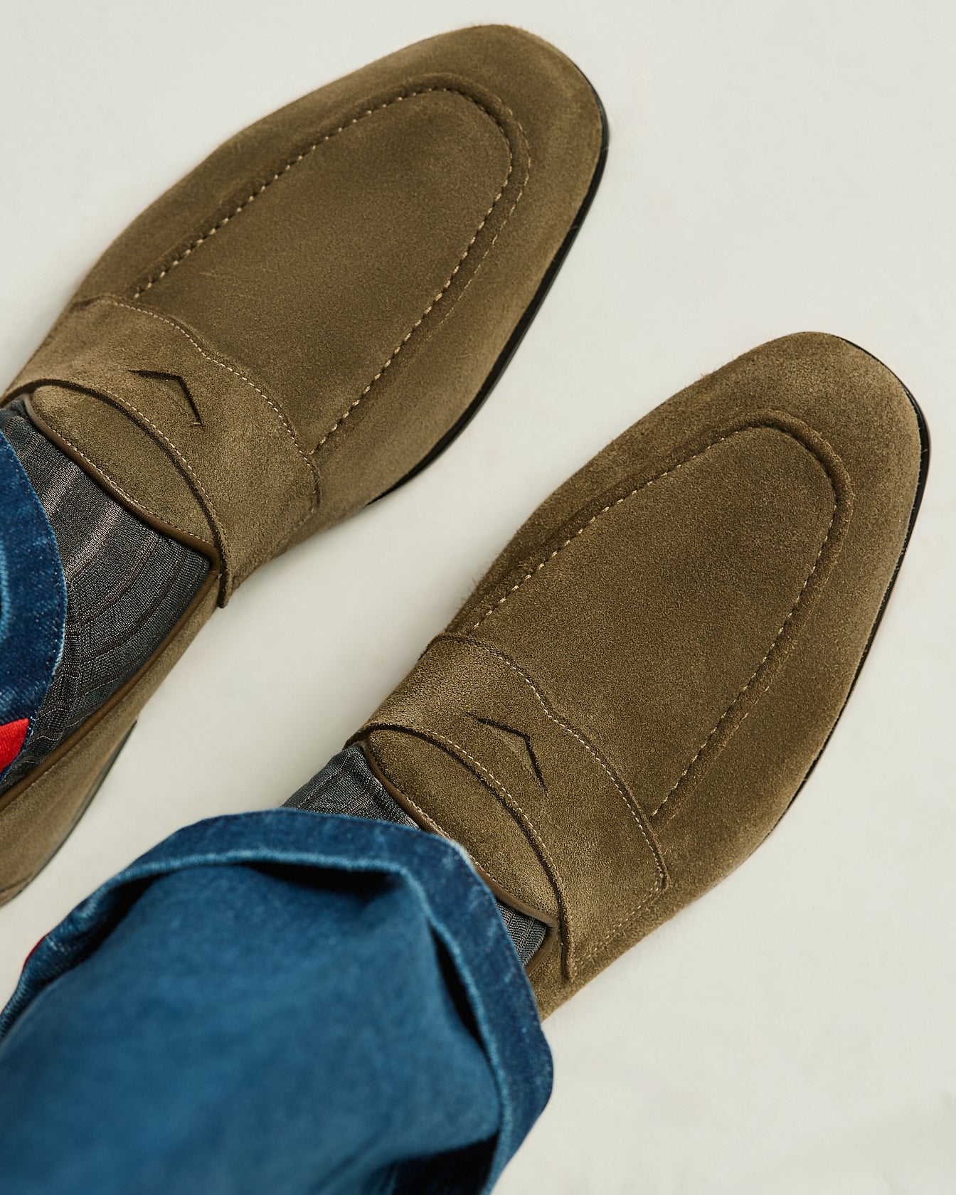 SUEDE LEATHER LOAFERS