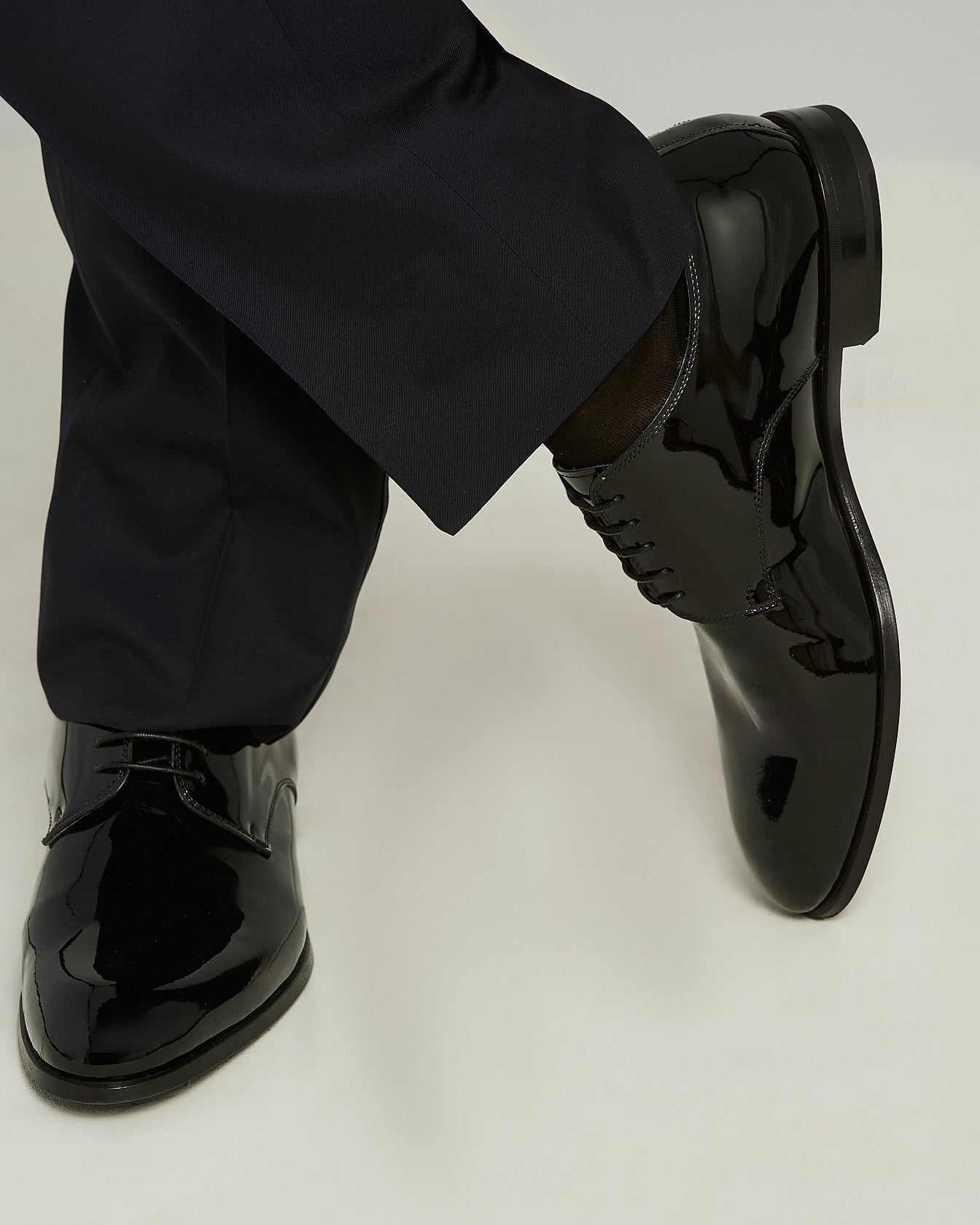 PATENT LEATHER OXFORD DRESS SHOES