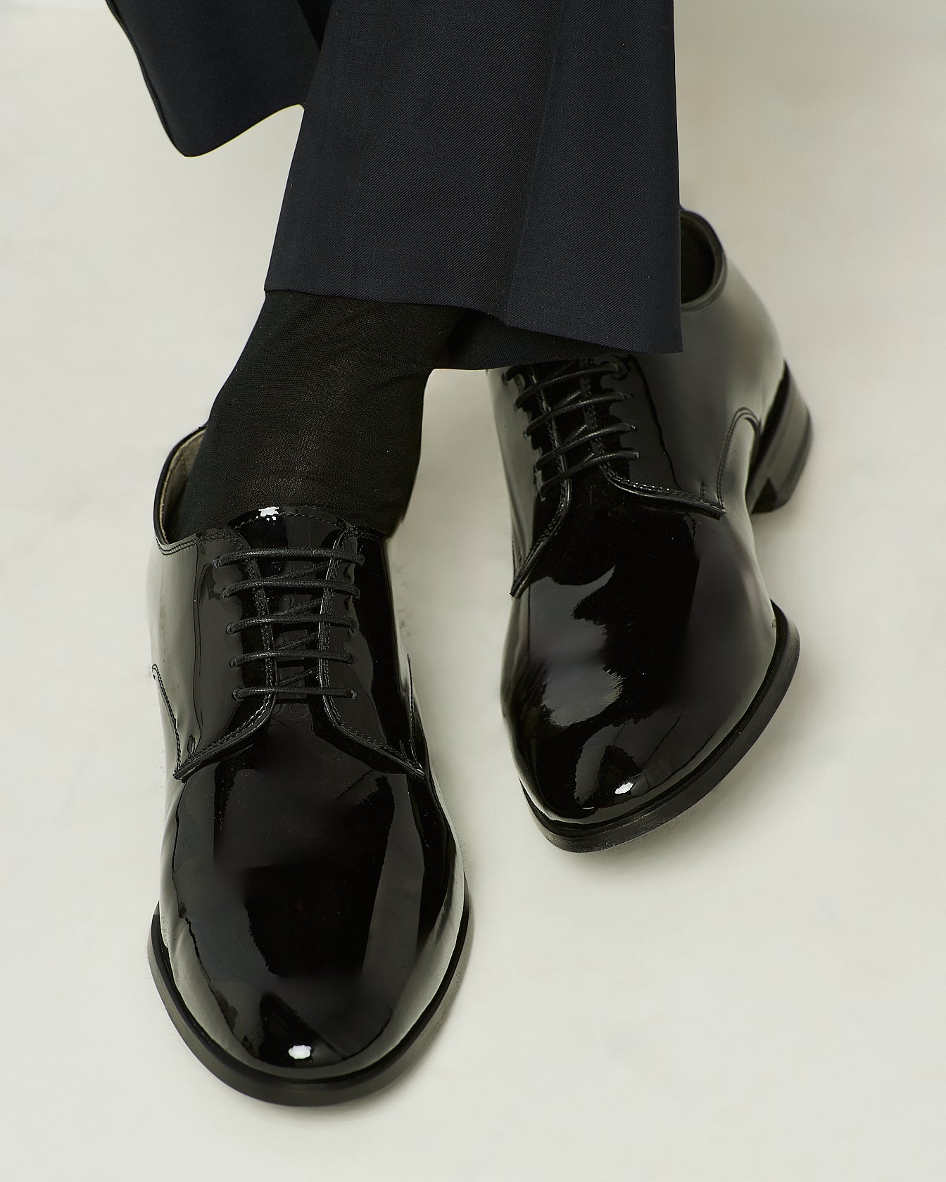 PATENT LEATHER OXFORD DRESS SHOES