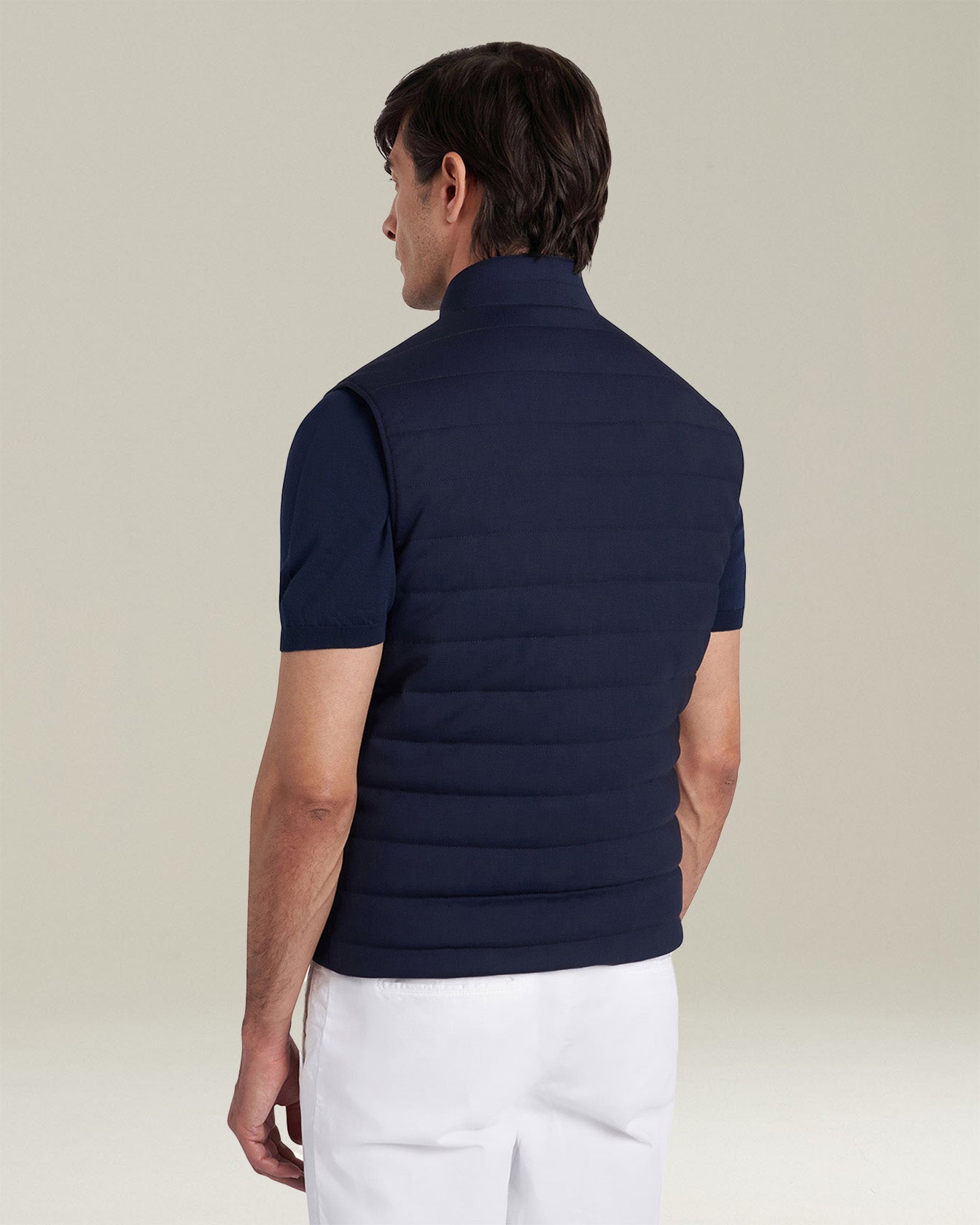 SLEVELESS BLOUSON VIRGIN WOOL