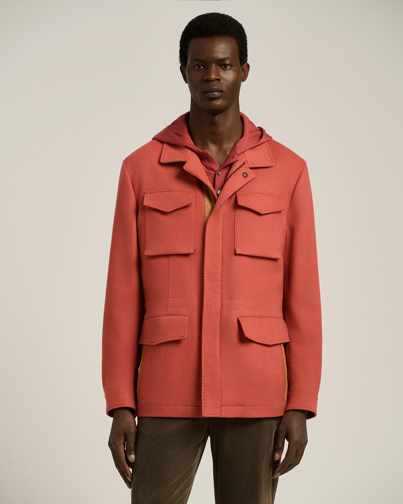 BEAVER CASHMERE UTILITY JACKET