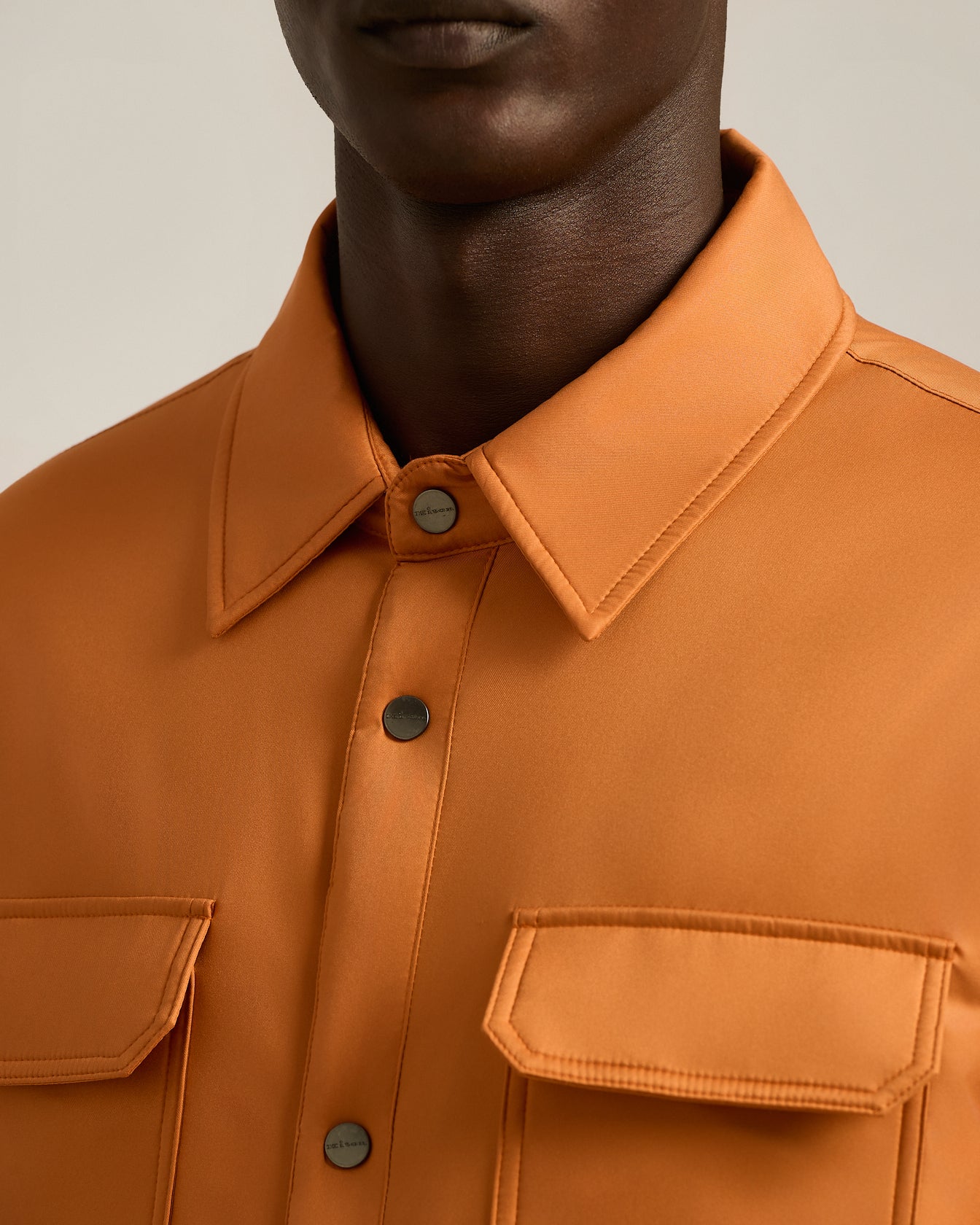 TECHNICAL FABRIC SHIRT JACKET