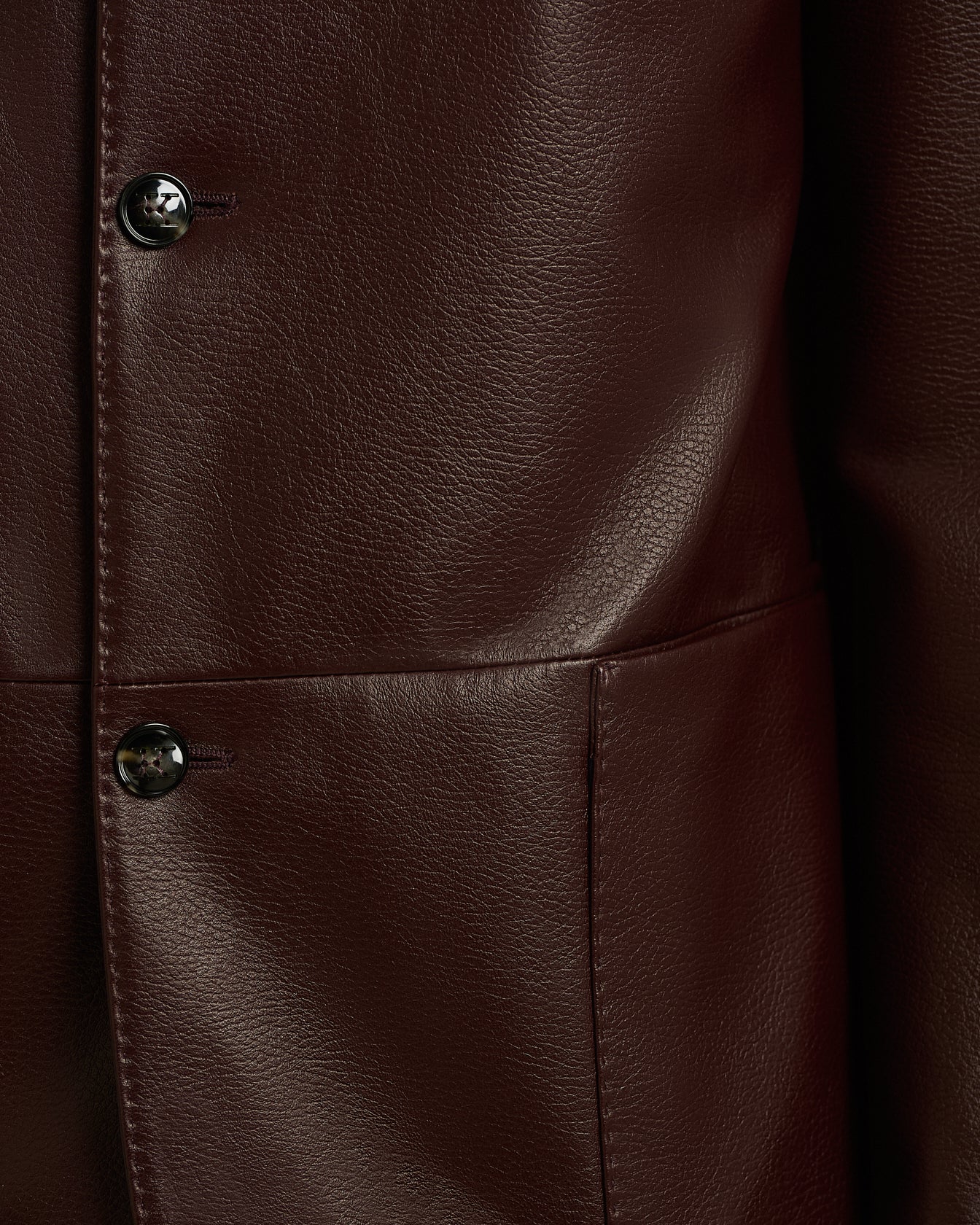 NAPPA LAMBSKIN JACKET WITH MANDARIN COLLAR