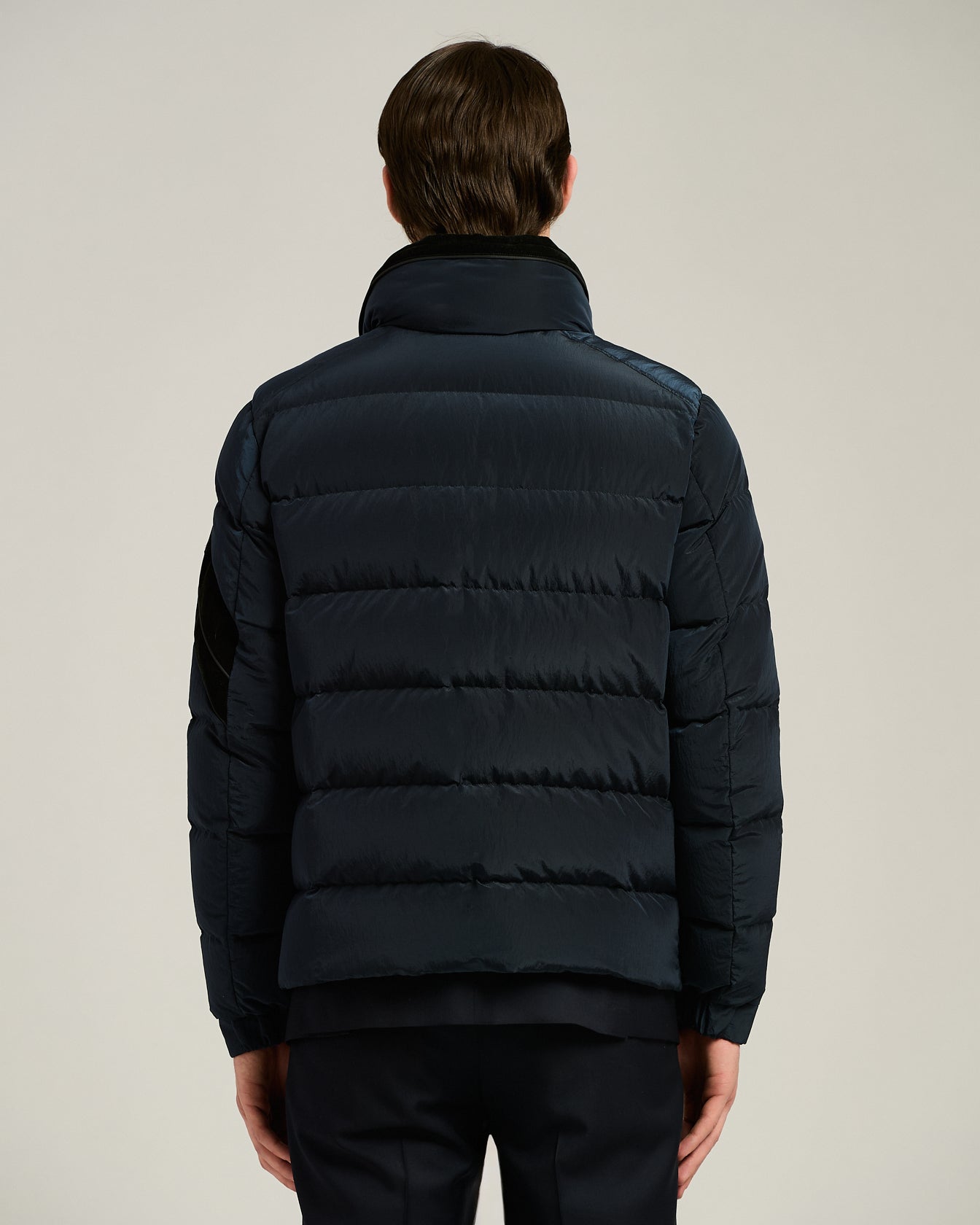 TECHNICAL FABRIC QUILTED BOMBER JACKET