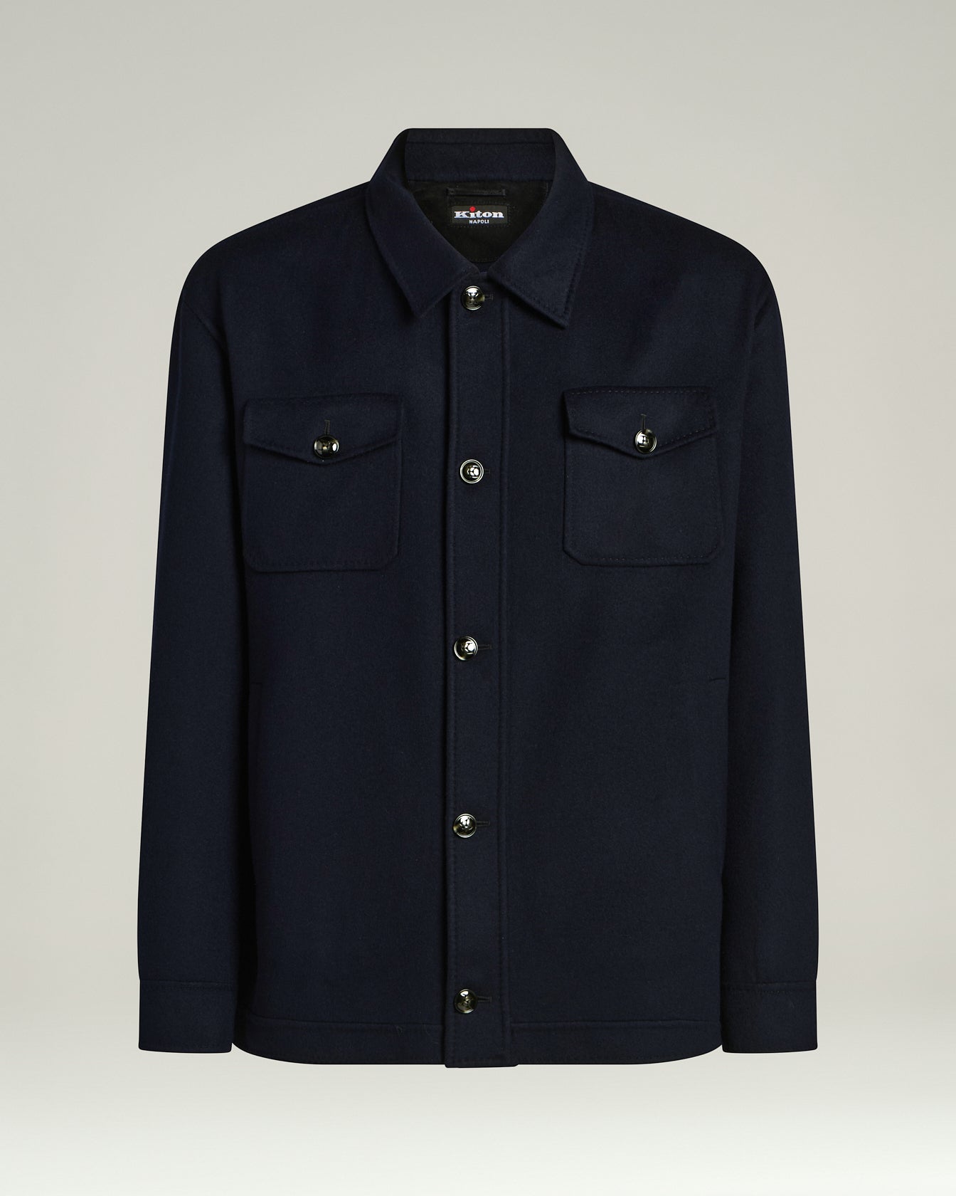 PURE CASHMERE SHIRT JACKET