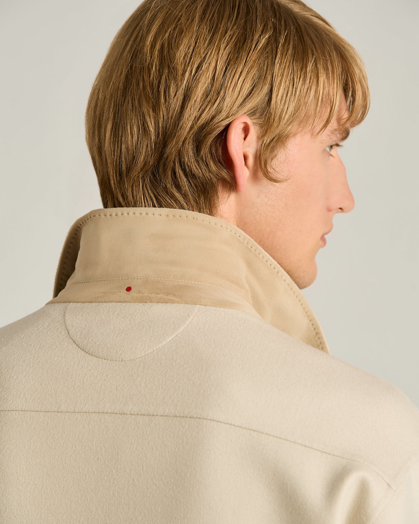 PURE CASHMERE SHIRT JACKET