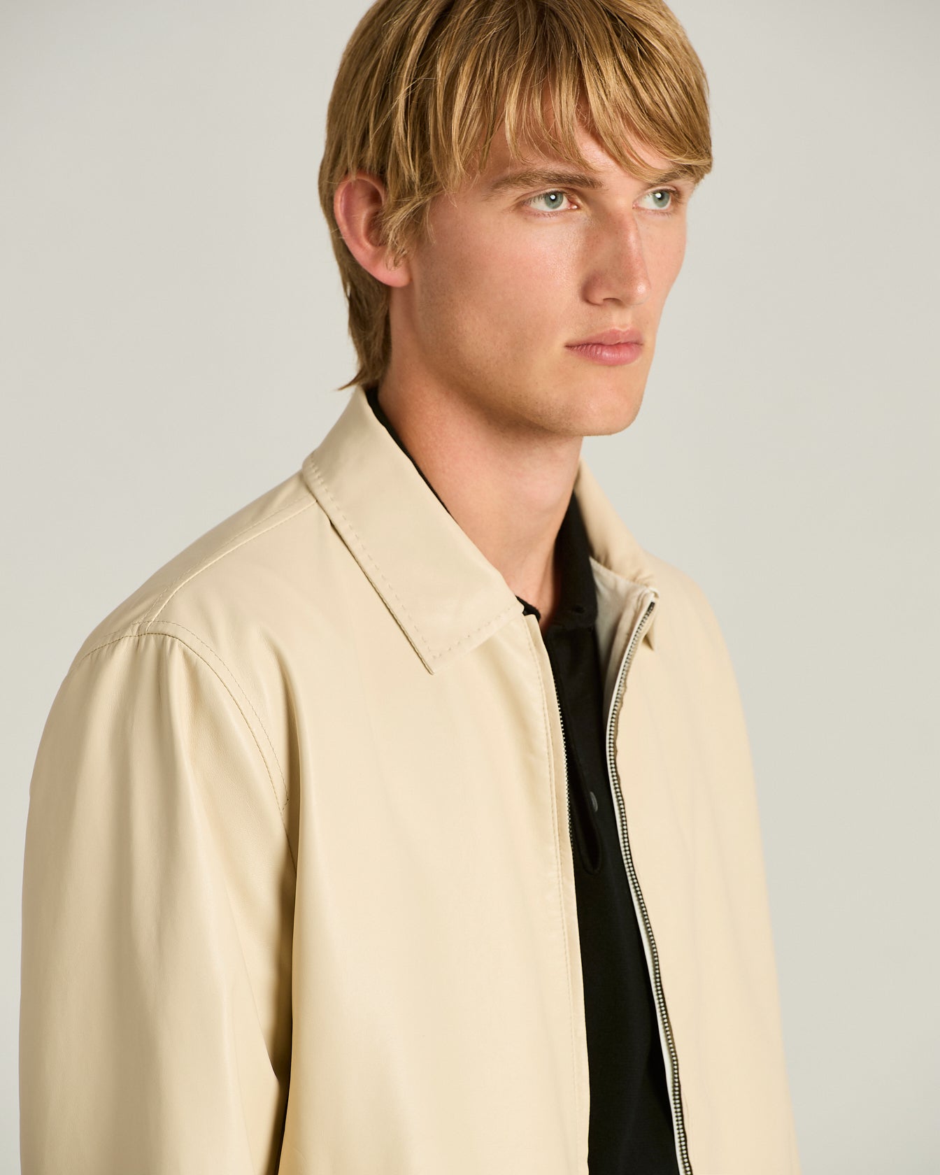 LAMBSKIN BOMBER JACKET