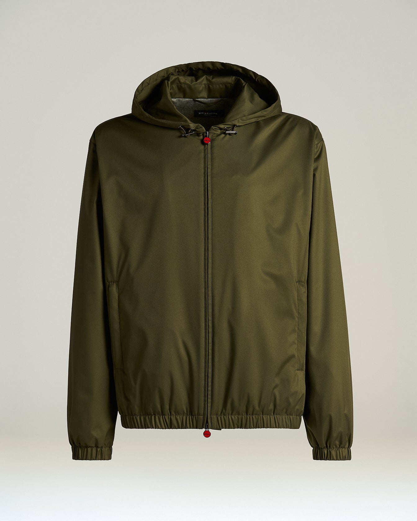 TECHNICAL FABRIC HOODED JACKET