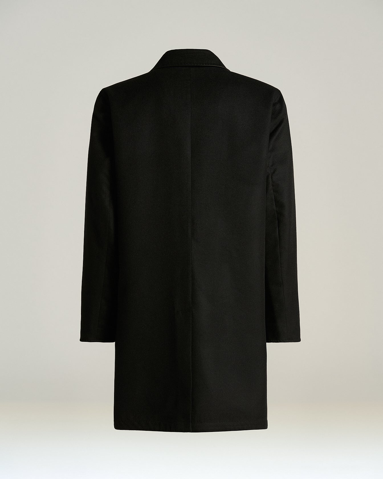 REVERSIBLE LAMBSKIN LEATHER OVERCOAT WITH CASHMERE INTERIOR