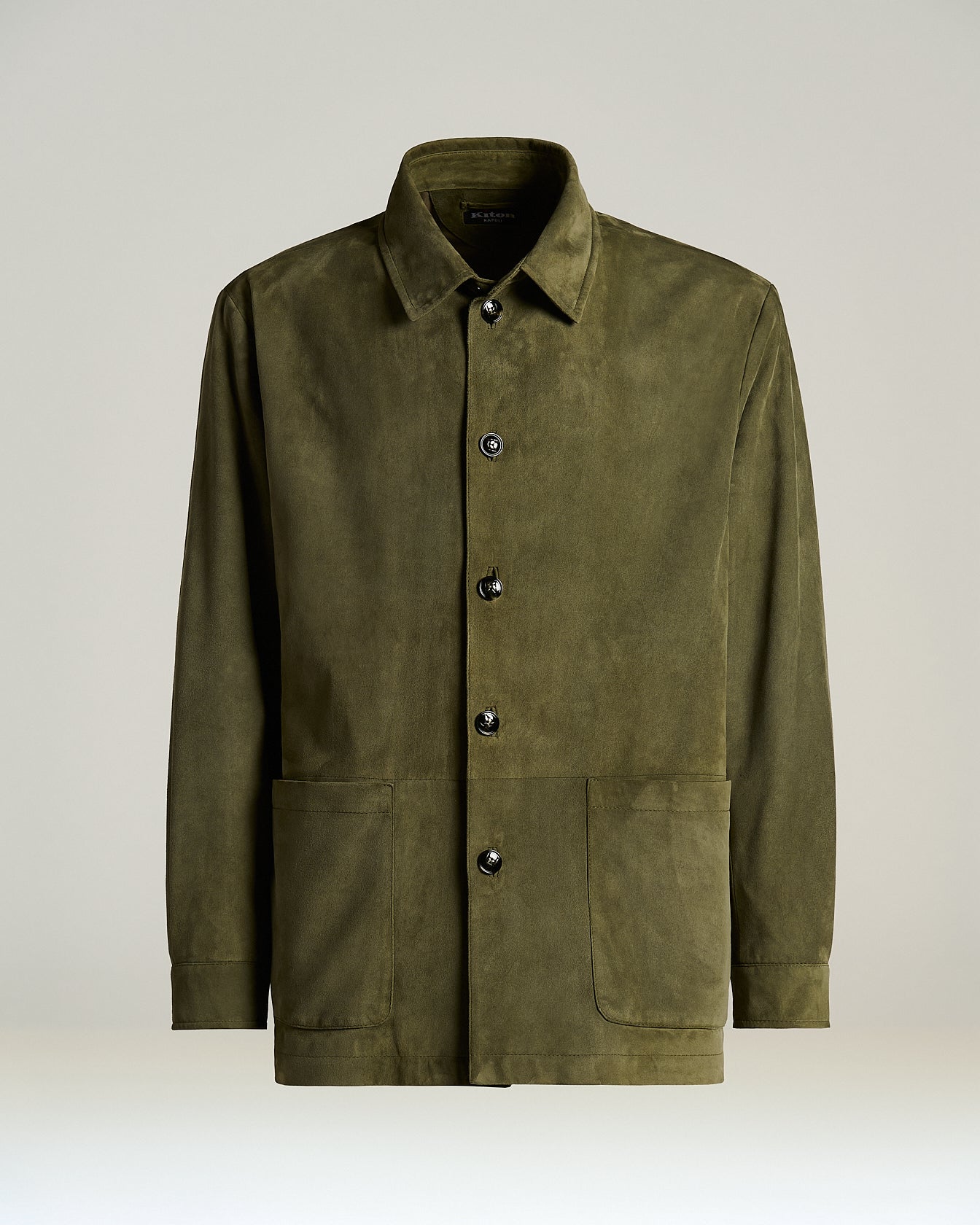 SUEDE LEATHER JACKET WITH CLEAN LINES