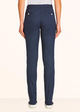 Kiton blue trousers for woman, made of cashmere - 3