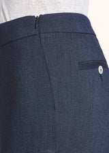 Kiton blue trousers for woman, made of cashmere - 4