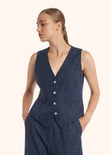 Kiton single-breasted shirt for woman, made of cashmere - 2