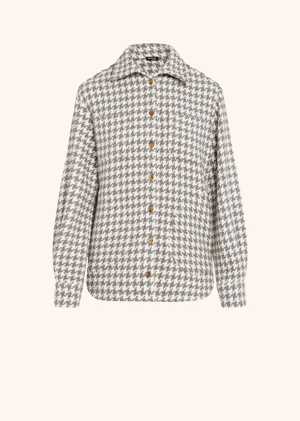 Kiton medium grey shirt for woman, made of cashmere