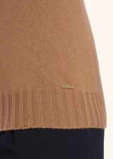 Kiton camel sweater for woman, made of cashmere - 5