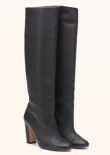 Kiton black boot for woman, made of deerskin - 2