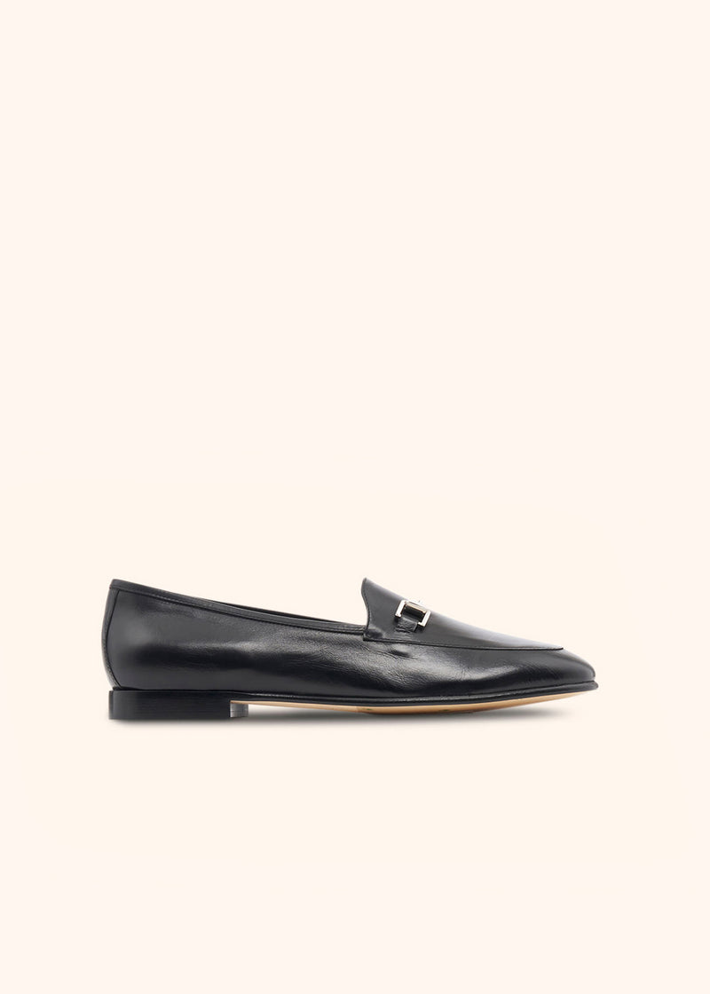 Kiton black shoes for woman, made of lambskin
