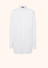 Kiton white shirt for woman, made of cotton
