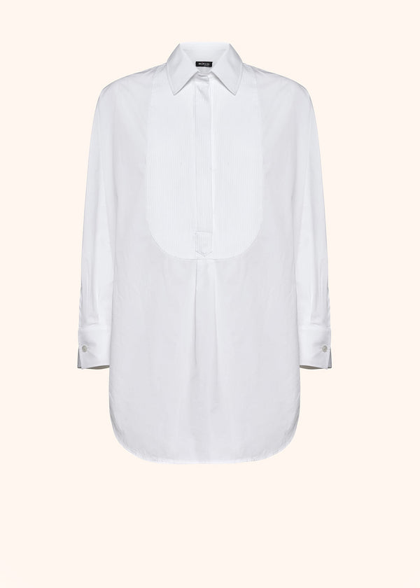 Kiton white shirt for woman, made of cotton