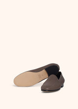 Kiton taupe shoes for woman, made of deerskin - 3