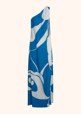 Kiton ocean blue dress for woman, made of silk
