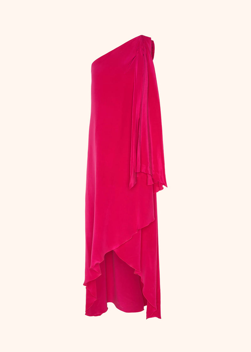 Kiton fuchsia dress for woman, made of silk