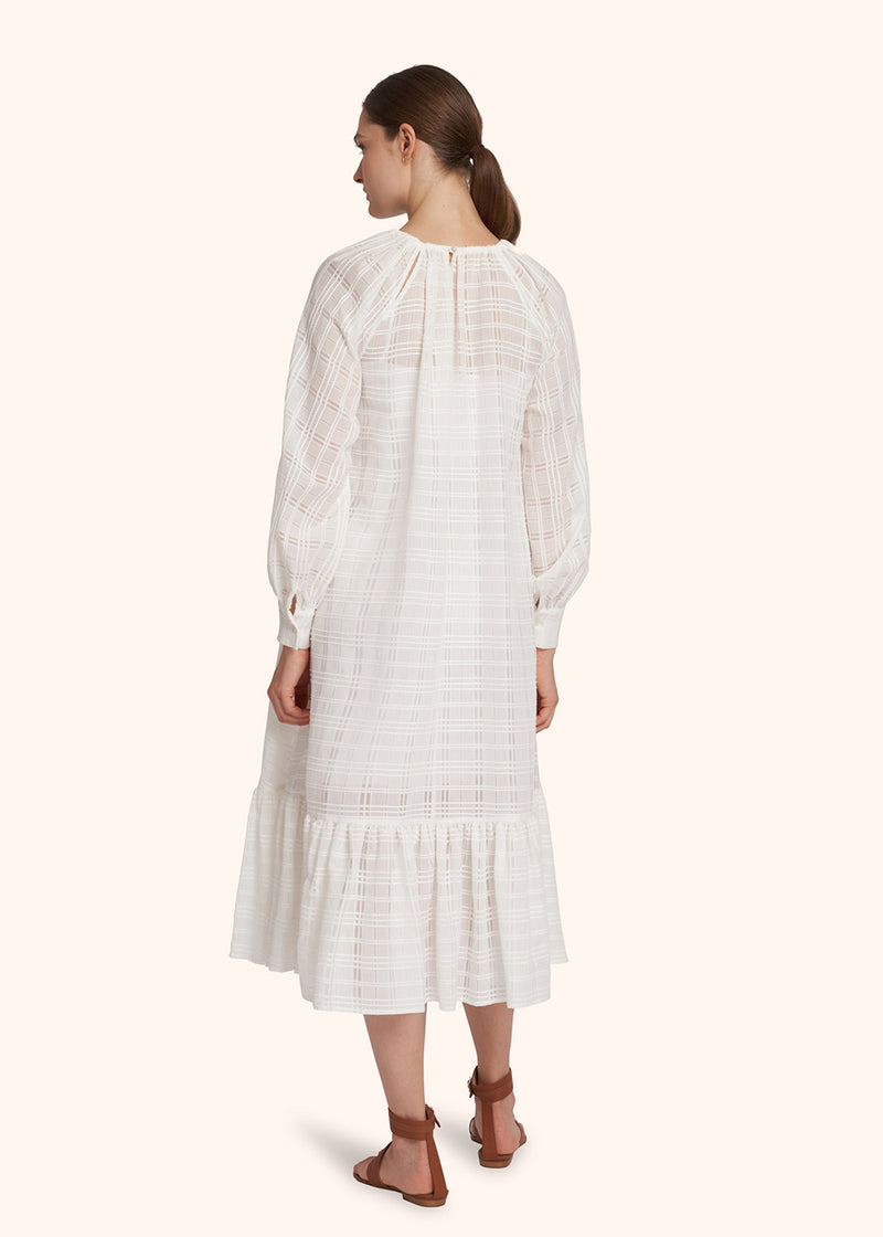 Kiton white dress for woman, made of cotton - 3