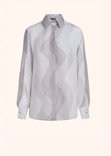 Kiton grey shirt for woman, made of silk