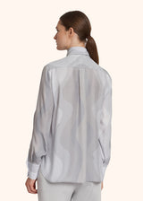 Kiton grey shirt for woman, made of silk - 3