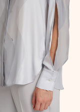 Kiton grey shirt for woman, made of silk - 4
