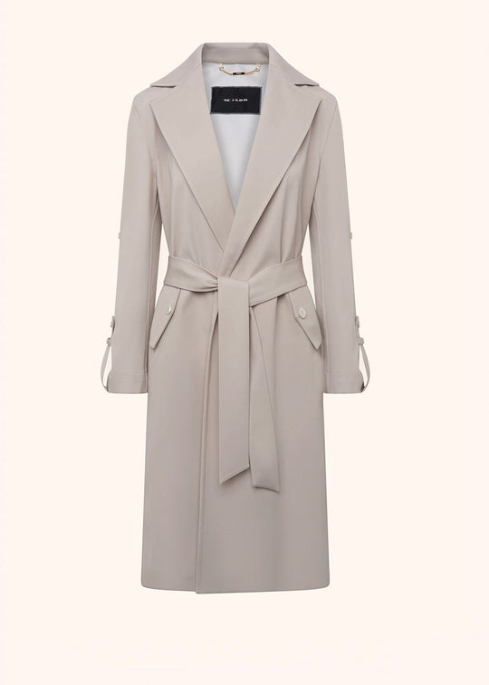 Kiton cashmere belted trench coat - Neutrals