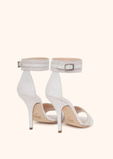 Kiton white sandal for woman, made of deerskin - 3