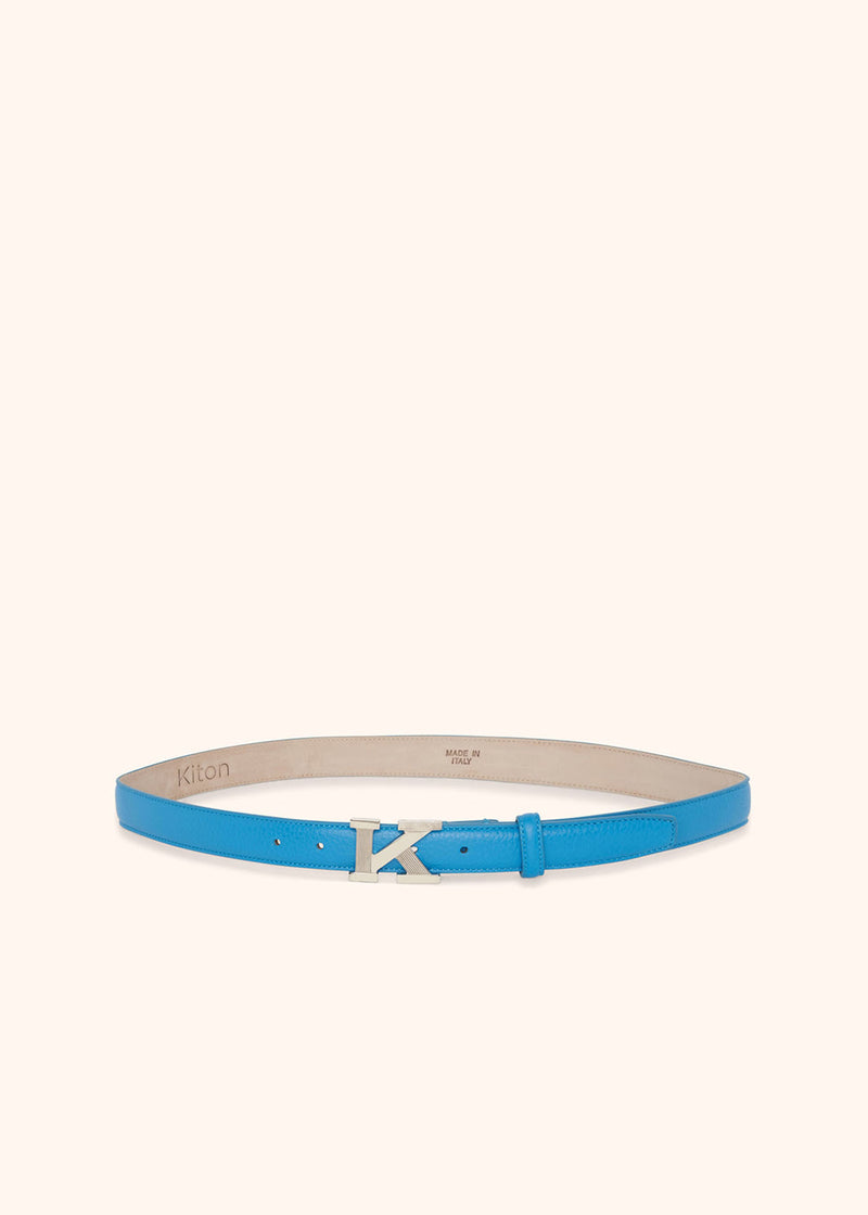 Kiton turquoise belt for woman, made of deerskin - 2
