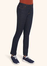 Kiton blue jns trousers for woman, made of cotton - 2