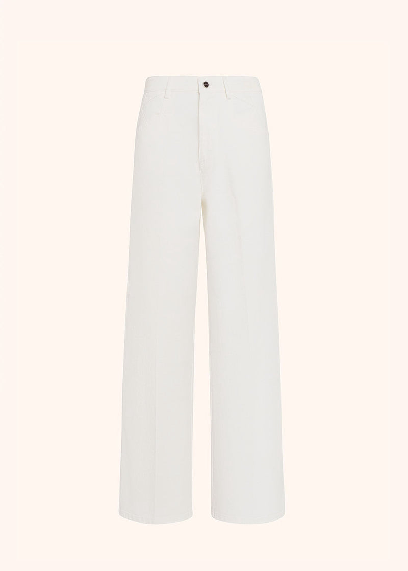 Kiton natur jns trousers for woman, made of cotton