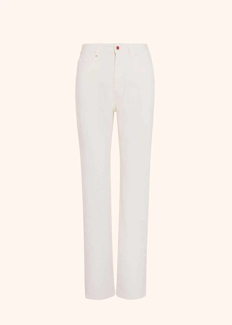 Kiton natur jns trousers for woman, made of cotton
