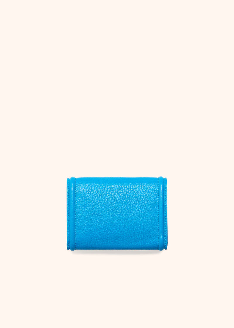 Kiton turquoise wallet for woman, made of deerskin - 2