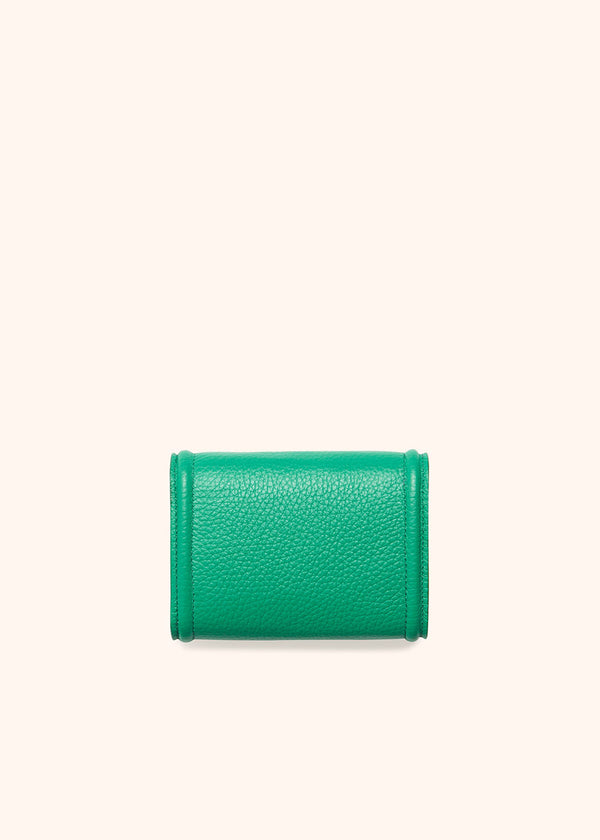 Kiton green wallet for woman, made of deerskin - 2