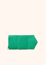 Kiton green wallet for woman, made of deerskin - 3