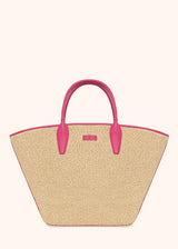 Kiton natur bag big for woman, made of straw