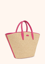 Kiton natur bag big for woman, made of straw - 3