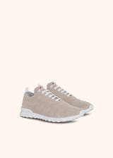 Kiton beige shoes for woman, made of cashmere - 2