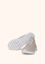Kiton beige shoes for woman, made of cashmere - 3